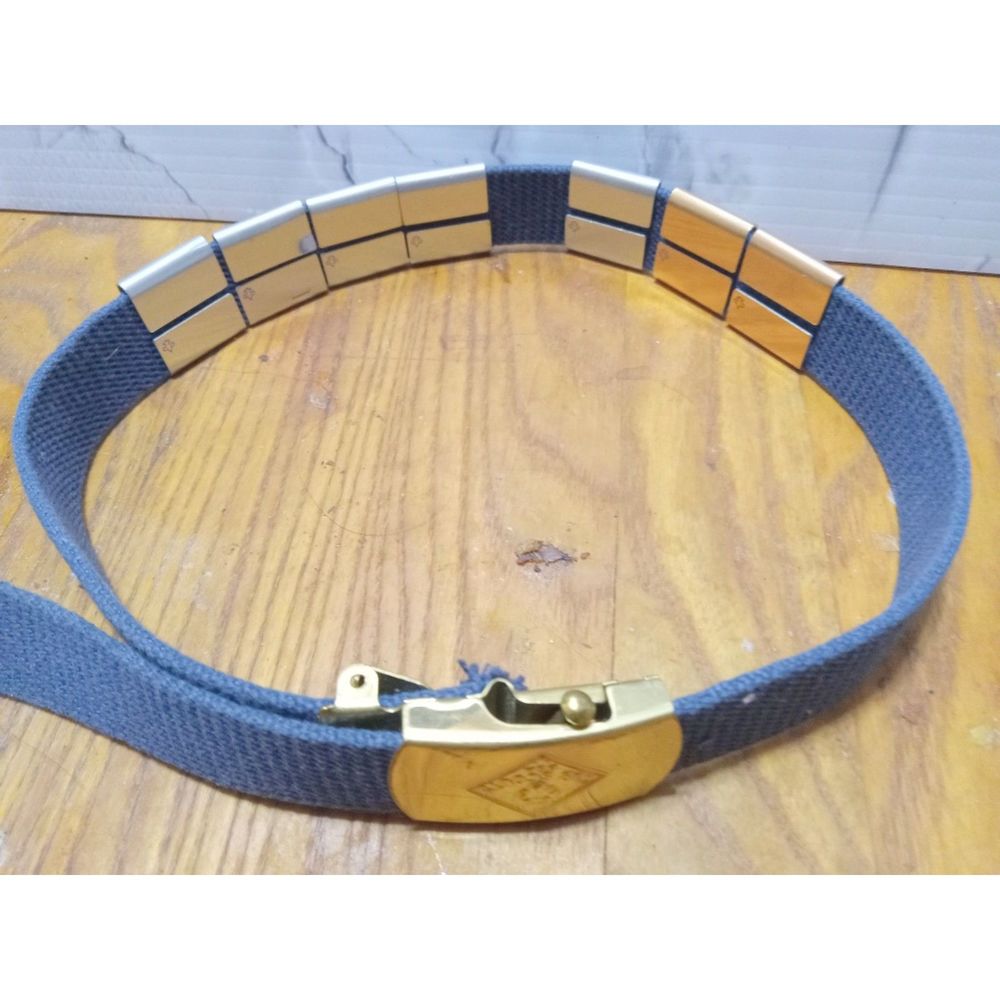 Boy Scouts BSA Cub Scout Belt 7 Merit Badges Adventure Loop Slides Vintage